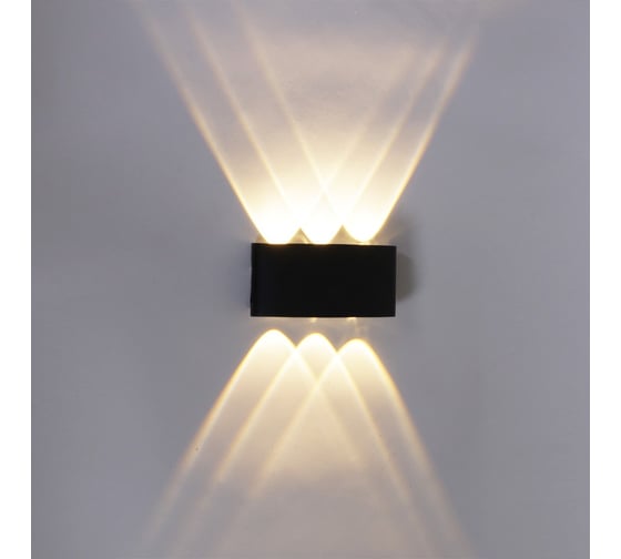 Изображение товара Уличный настенный светодиодный светильник Reluce 86833-9.2-006KT LED6*1W BK