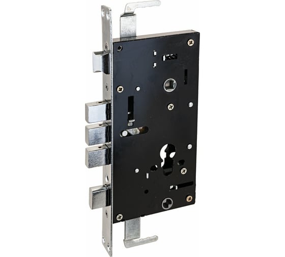 Изображение товара Врезной замок без ручек для металлических дверей Аллюр ЗВ1-09АТМ-L (левый; автоматический; без цилиндрового механизма) 1560