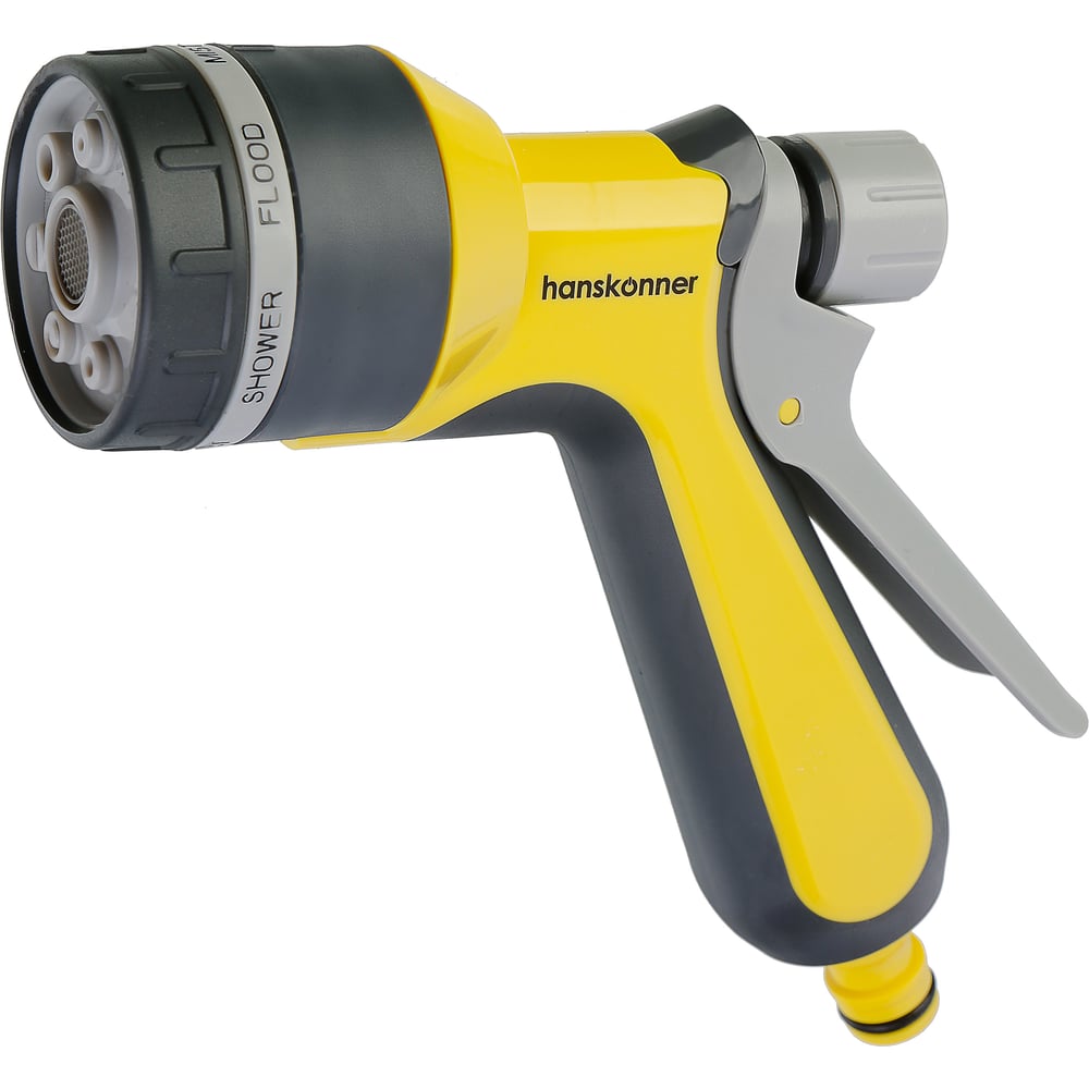 Изображение товара Пистолет для полива Hanskonner 7 функций HK3015-25-7AS пластик