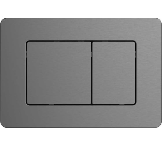 Изображение товара Кнопка смыва ALLEN BRAU INFINITY пневмо, сталь, графит 9.20006.GR (306292) 00306292