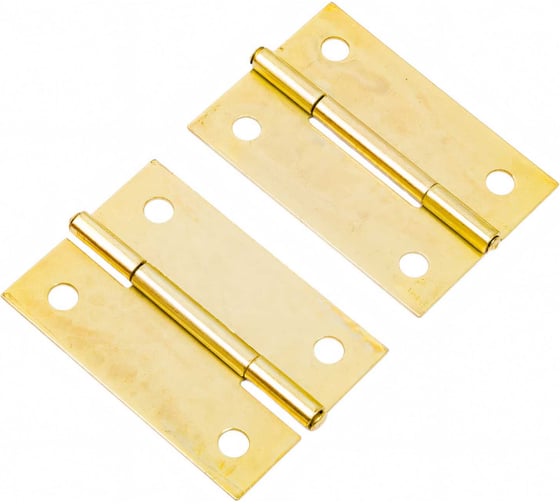 Изображение товара Карточная петля Левша 30х45 мм, золото, 2 шт У8-3859.З