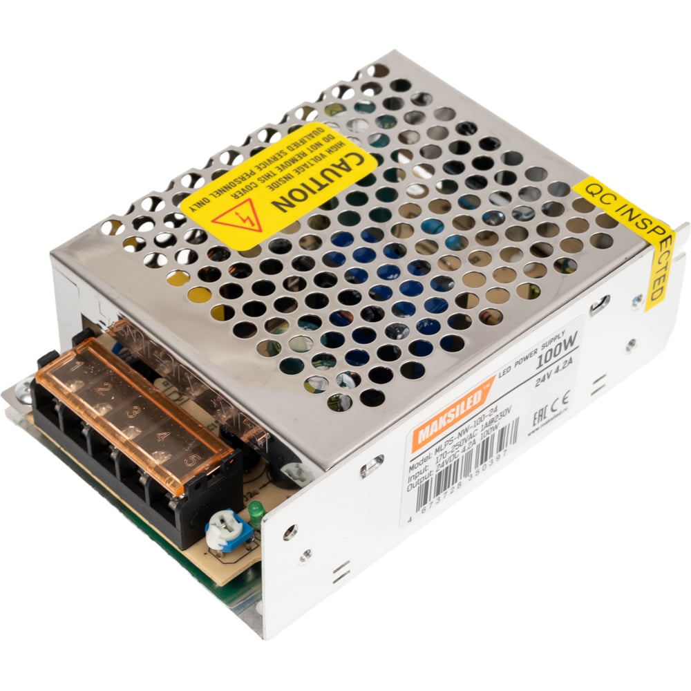 Изображение товара Блок питания MAKSILED 24В 100Вт IP20 MLPS-NW-100-24