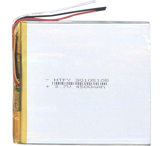 Изображение товара Аккумулятор AMPERIN Li-Pol батарея 3*105*105мм 3pin 3.7V/4500mAh 017364