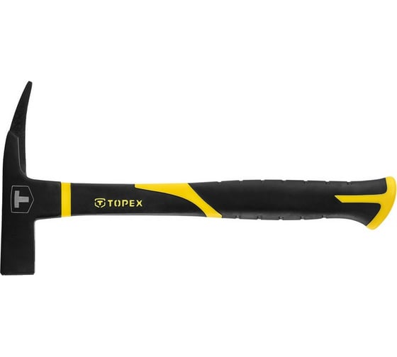 Изображение товара Шиферный молоток TOPEX 600 г, рукоятка из стекловолокна 02A855