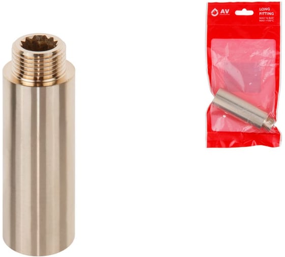 Изображение товара Удлинитель AV Engineering 1/2 вн.-нар. х 70 мм, (инд. упак.) AVE301020