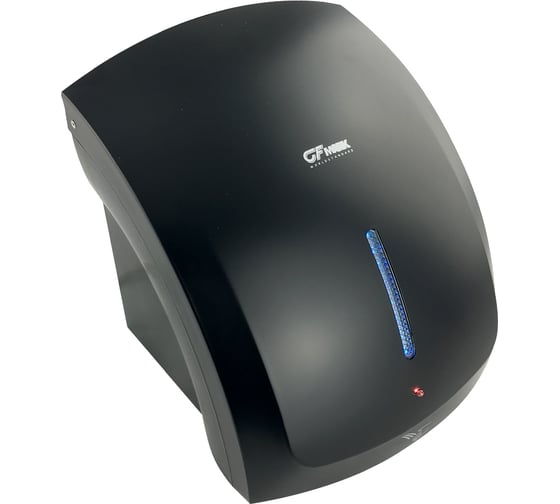 Изображение товара Сушилка для рук GFmark корпус пластик АБС, цвет чёрный, с неоновой подсветкой, КЛАССИКА, 1800W 6902