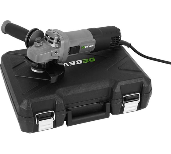 Изображение товара Угловая шлифмашина электрическая DeBever 125 мм, 1800 Вт, 3000 -11000 об/мин, 2,7 кг DBE-9225B