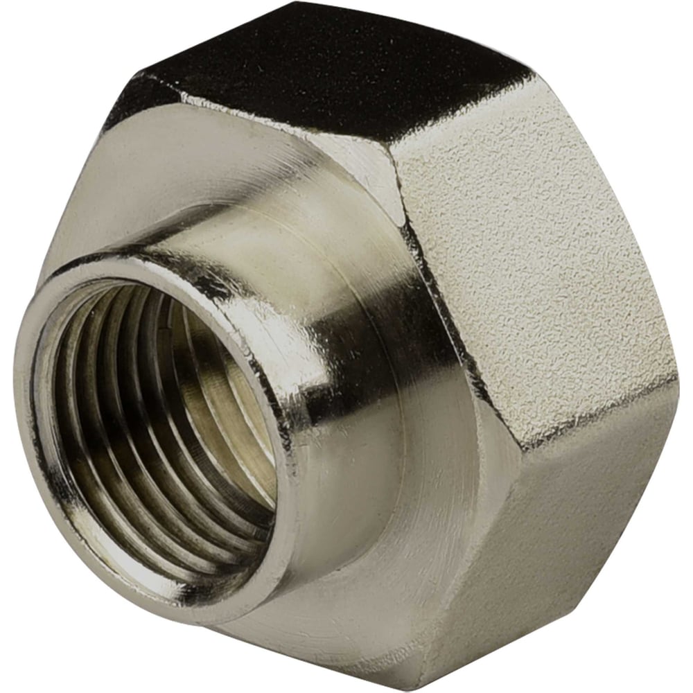 Изображение товара Муфта переходная ДМЗ DN15x25 (1/2"ВР х 1"ВР) латунь никель (упаковка 3 шт) ДМЗ.002.15х25Н