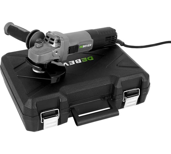 Изображение товара Угловая шлифмашина электрическая DeBever 125 мм, 1400 Вт, 3000 -11000 об/мин, 2,5 кг DBE-9222B