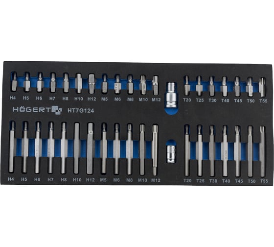 Изображение товара Набор бит EVA 40 шт HOEGERT TECHNIK HT7G124