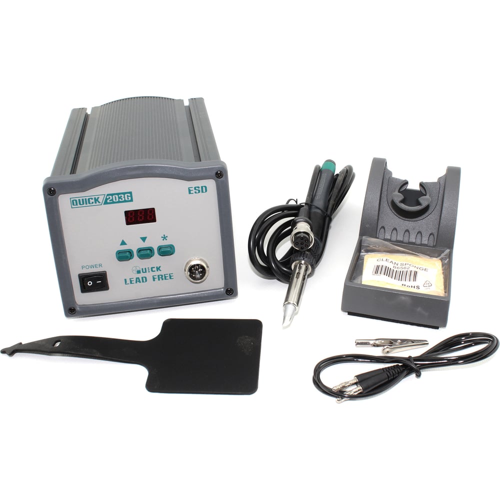 Изображение товара Индукционная паяльная станция AMPERIN Quick 203G ESD Lead Free 150 W 109286