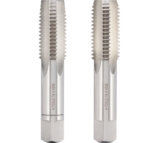 Изображение товара Метчик H-Tools UNC 7/8 -9 комплект из 2х шт. DIN352 HSSE 2B L-100мм a=14.5 145780EHT