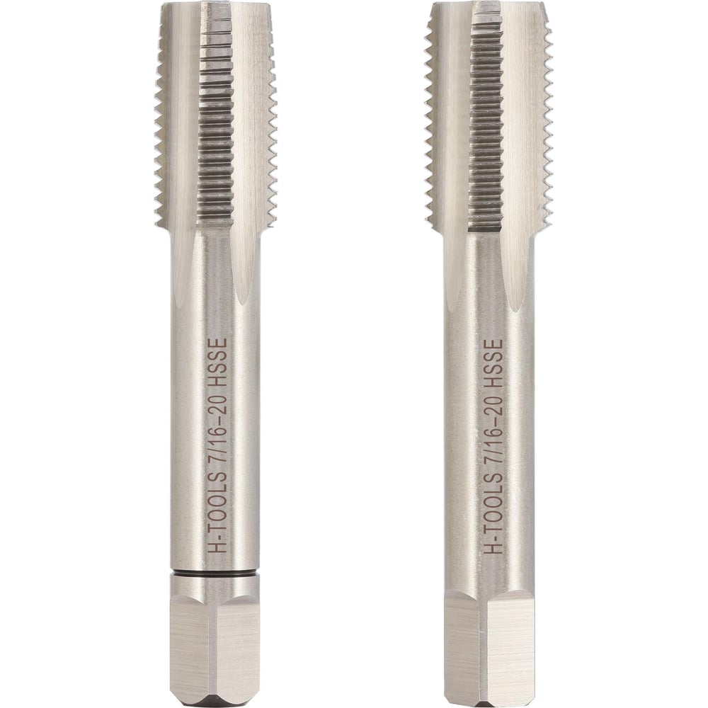 Изображение товара Метчик H-Tools UNF 7/16-20 комплект из 2 шт DIN2181 HSSE