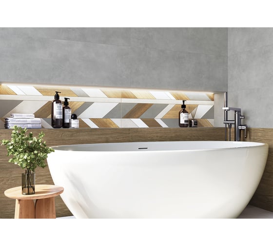 Изображение товара Плитка облицовочная Alma Ceramica Mural 300x900x8,5 1,35м2 (5 шт в уп) TWU3090MUR70R