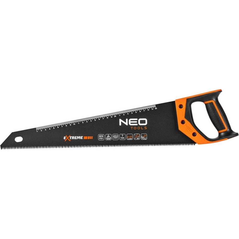 Ножовка по дереву NEO Tools ножовка кратон hobby 2 03 01 015 500 мм шаг 5 мм 2 гранные закаленные твч зубья