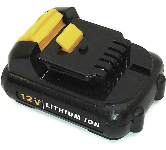 Изображение товара Аккумулятор AMPERIN для Dewalt DCB123, DCB127, DCB120, DCB121, DCB125, 12V, 2.0Ah, Li-Ion 074720
