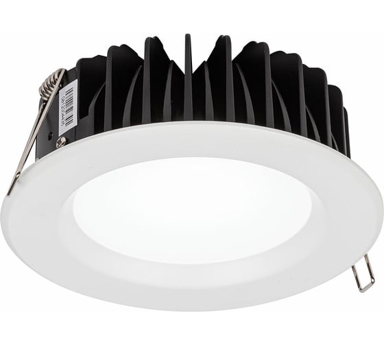 Изображение товара Встраиваемый светильник MAKSILED 16Вт, 220В, 1100лм, монтаж.отв. 130мм, 6000К, диммируемый ML-IN-K16W-CW