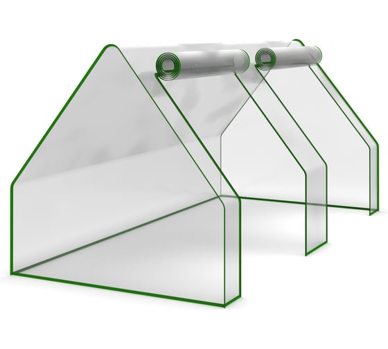 Изображение товара Чехол для теплиц GREEN APPLE GA-House-medium cover на молнии 1800x900x900 мм Б0069499