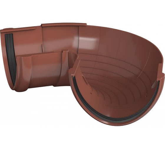 Изображение товара Угол желоба Технониколь (ПВХ; регулируемый; 90-150 градусов; красный; 1 шт) TN525373