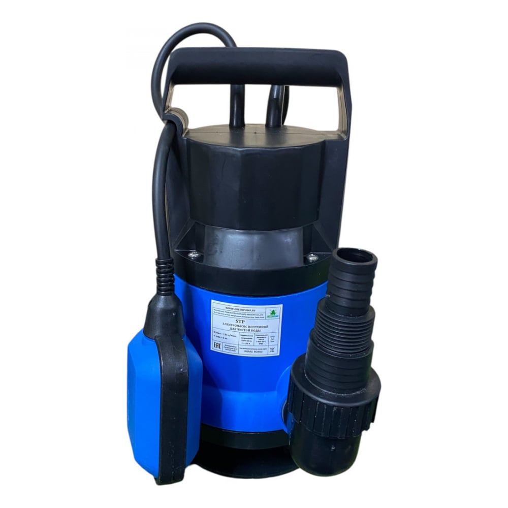 Изображение товара Дренажный насос Greenpump STP 550 00550338 для грязной и чистой воды