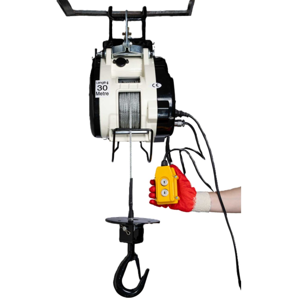 Изображение товара Электрическая таль ELEMENT мини на радиоуправлении SH 500 625002 500 кг 30 м подъема