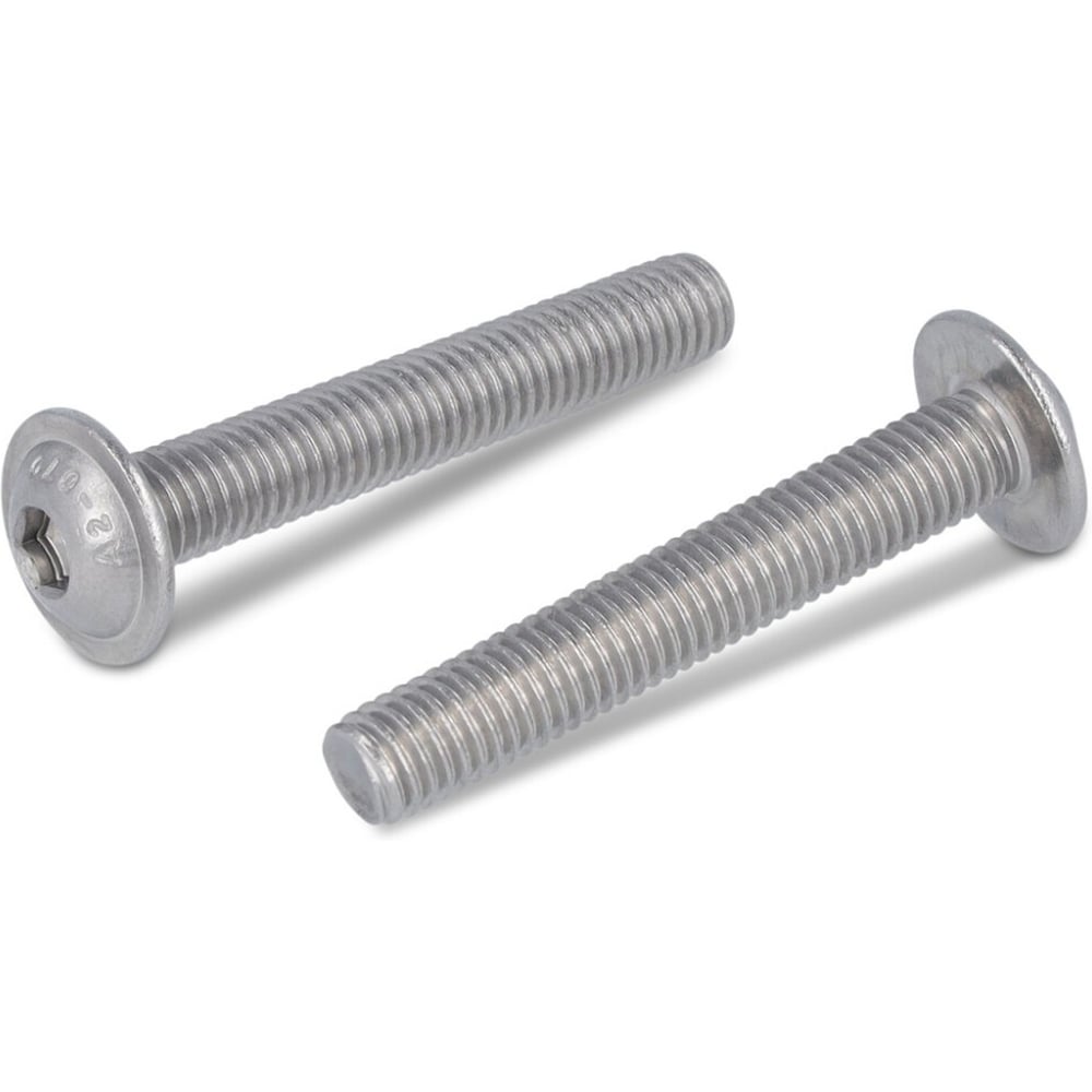 Изображение товара Винты Edelfix ISO 7380-2 M5x10/10 мм А2 50 шт надежный крепеж из нержавеющей стали