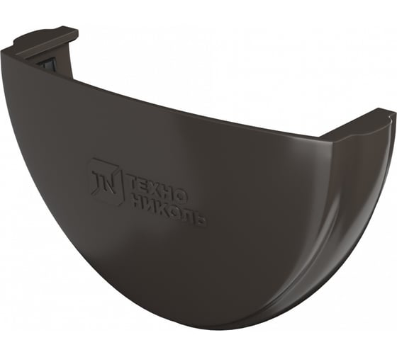 Изображение товара ПВХ заглушка желоба Технониколь (темно-коричневый; 1 шт) TN683363