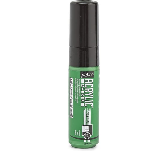 Изображение товара Маркер акриловый PEBEO Acrylic Marker 5-15 мм, перо плоское, 3 шт. 201723 зеленый 562295