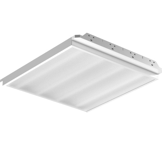 Изображение товара Светильник светодиодный встраиваемый AVANLED 2 шт AL ДВО-36-4xT8ED-840-ПС 36Вт 4150Лм 4000К IP20 призма 20006020