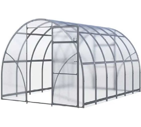 Изображение товара Каркас теплицы ВОЛЯ Сигма Люкс с L-блоком,шаг 0.67м, 6м с грунтозацепами 889