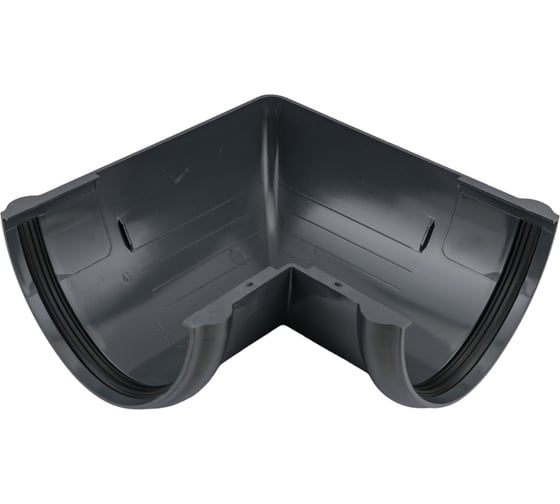 Изображение товара Угол желоба Технониколь (ПВХ; 90 градусов; серый; 1 шт) TN425860