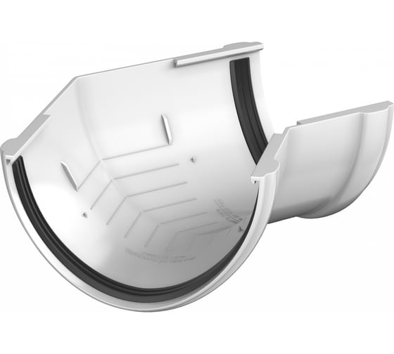 Изображение товара Угол желоба Технониколь (ПВХ; 135 градусов; белый) TN374746