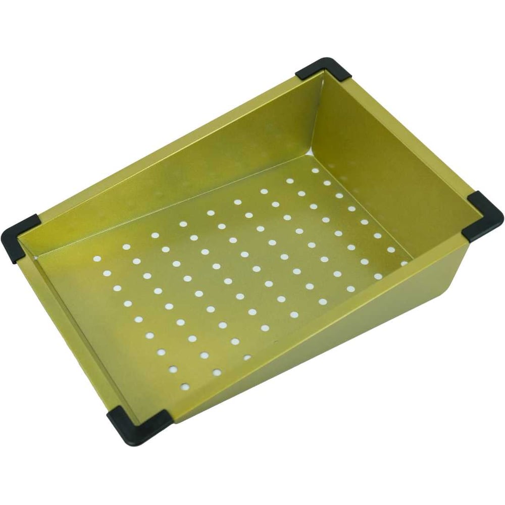 Изображение товара Треугольный колландер Fmark F-SL-C3655 из нержавеющей стали желтый