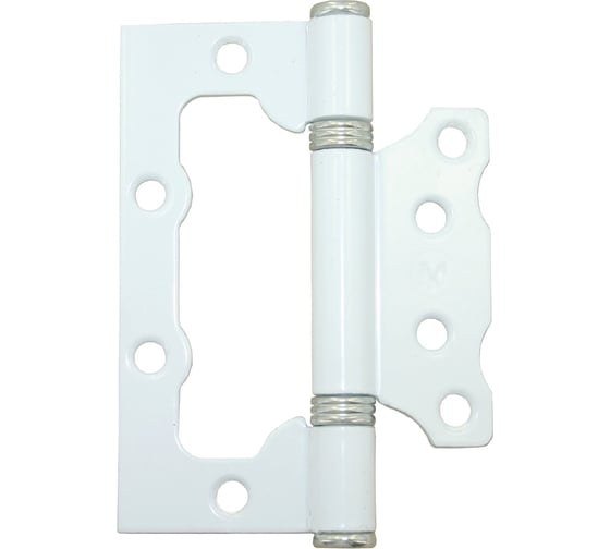 Изображение товара Петля накладная КостИнСтрой ПНУ-100, белая, 2шт 35518