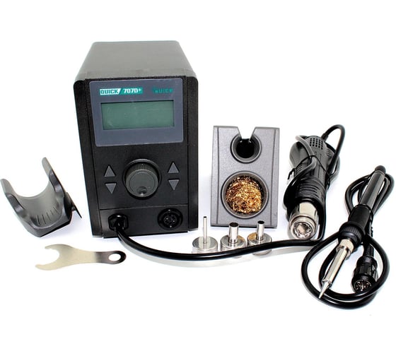 Изображение товара Паяльный комплекс AMPERIN Quick 707D+ 2 в 1 800W 108957