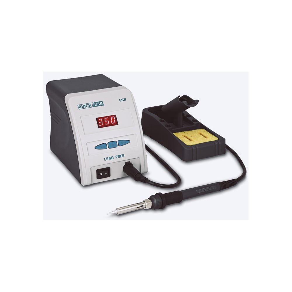 Изображение товара Паяльная станция AMPERIN QUICK 236 ESD 90W цифровая для электроники