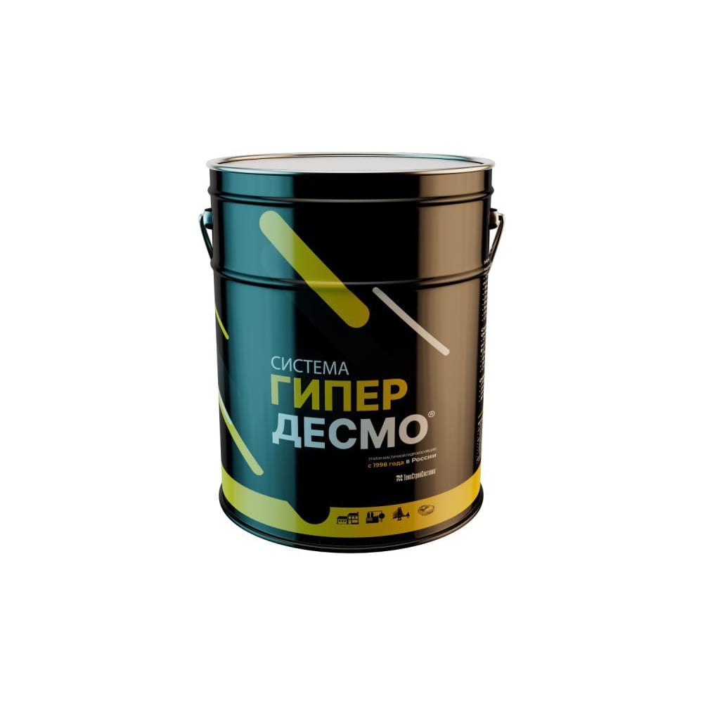 Изображение товара Гидроизоляция полиуретановая ГИПЕРДЕСМО 6 кг серый РФ