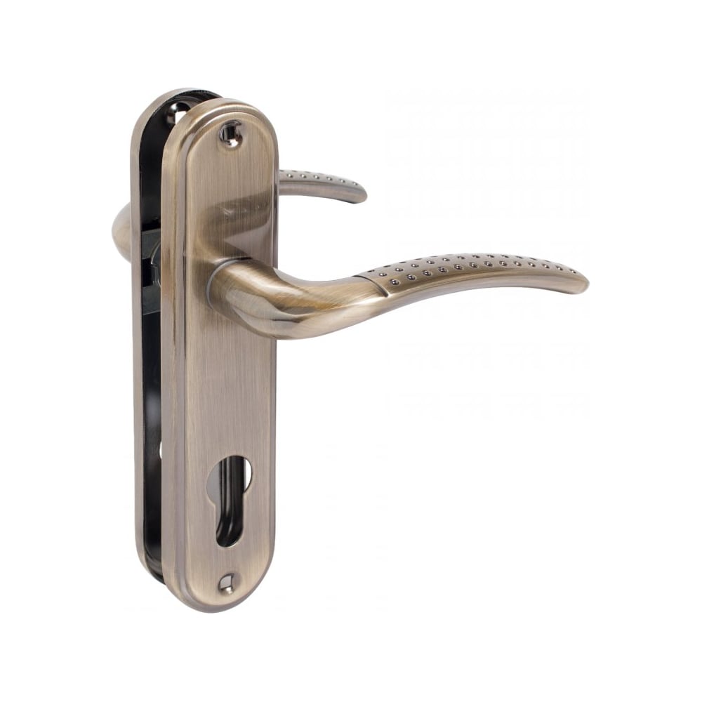 Изображение товара Комплект ручек Аллюр 132-1 70 мм AB ст бронза межкомнатные двери