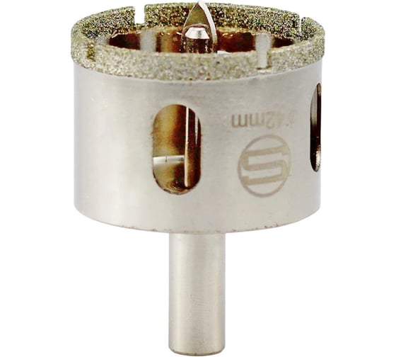 Изображение товара Алмазная коронка с центрирующим сверлом по стеклу и кафелю Strong CTK-089 42мм СТК-08900042