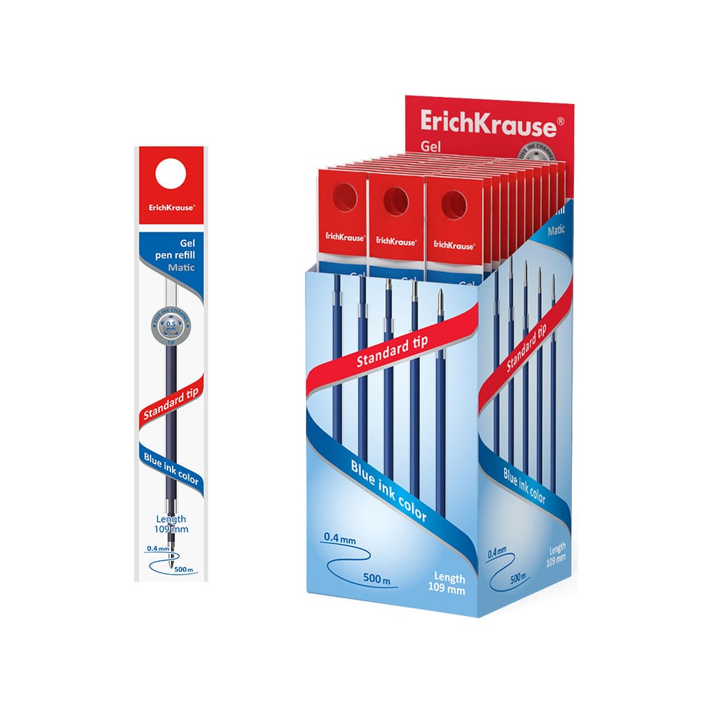 Изображение товара Гелевый стержень R-301 Gel Matic ErichKrause 0.5 мм синий