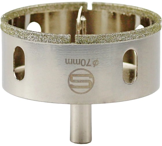 Изображение товара Алмазная коронка с центрирующим сверлом по стеклу и кафелю Strong CTK-089 70мм СТК-08900070