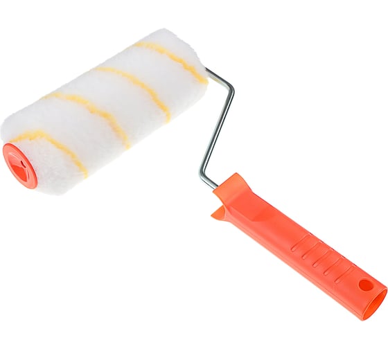 Изображение товара Валик в сборе ЕРМАК полиэстер 180мм, D40мм, ворс 18мм, ось 6мм 681-187