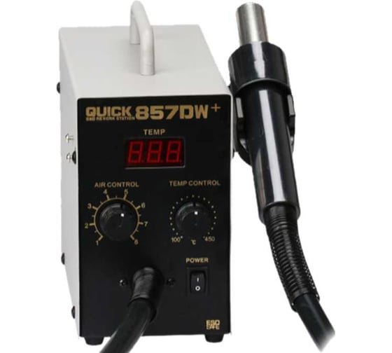 Изображение товара Паяльная станция AMPERIN Quick 857D (W)+ ESD 084831