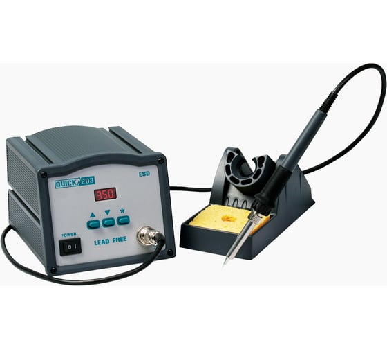 Изображение товара Паяльная станция AMPERIN Quick 203 ESD 085872