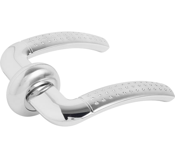 Изображение товара Комплект ручек Стандарт P26 SN/CP мат.никель/хром квадрат 140 мм 16999