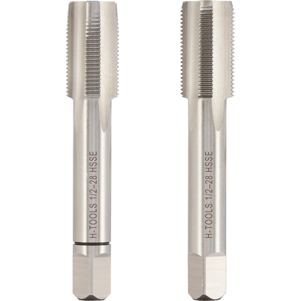 Изображение товара Метчик H-Tools UNEF 1/2 -28 комплект из 2 шт DIN2181 HSSE 75 мм