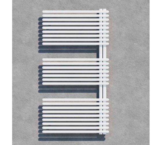 Изображение товара Электрический полотенцесушитель Atlantic Lazzarini E-Garda 600W белый прямой 100038905710