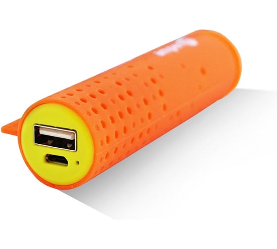Изображение товара Внешняя аккумуляторная батарея AMPERIN AI-TUBE O 3100mAh (11Wh) оранжевая 013338