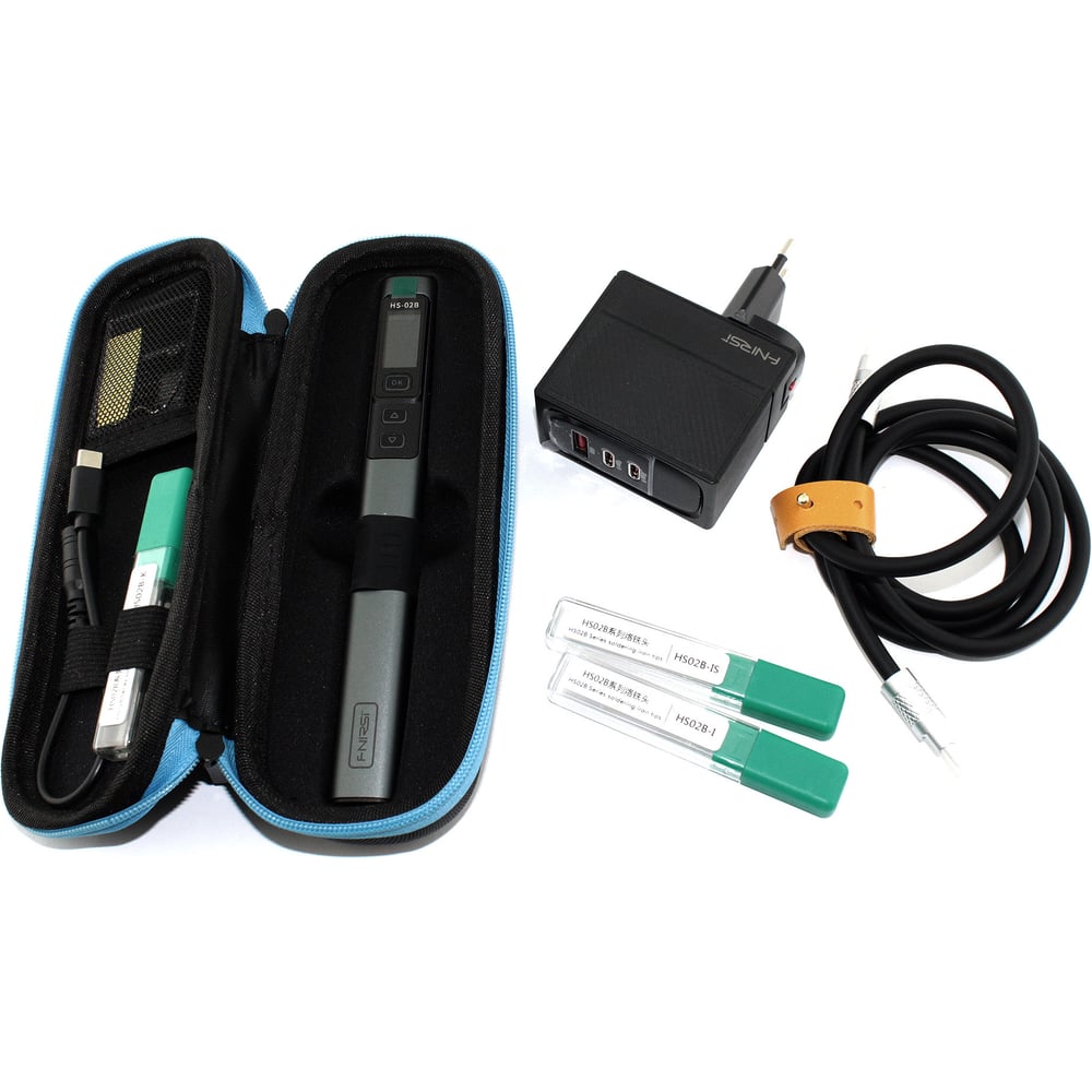 Изображение товара AMPerin HS02B паяльник с аккумулятором 100 Вт