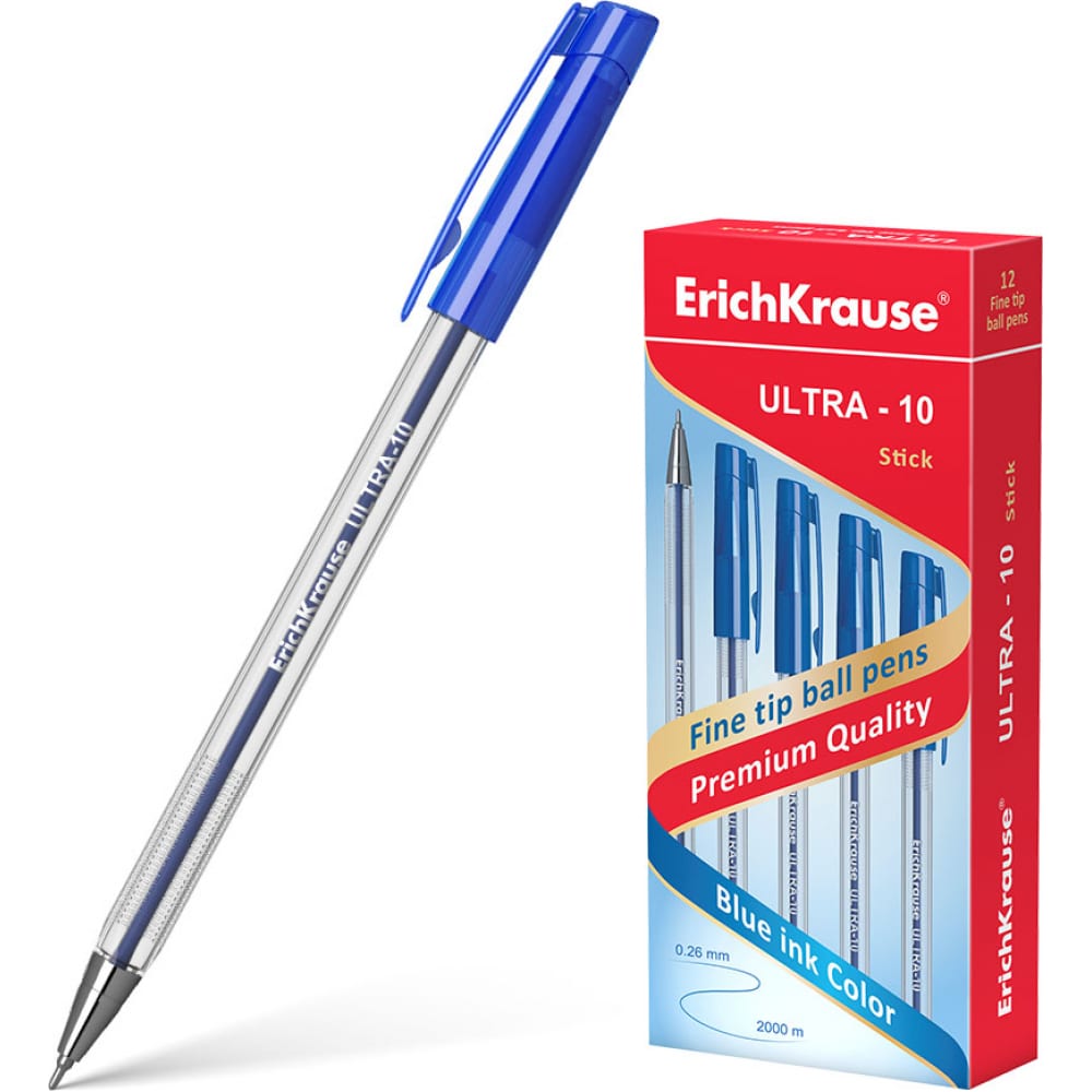 Шариковая ручка ErichKrause фломастеры erichkrause